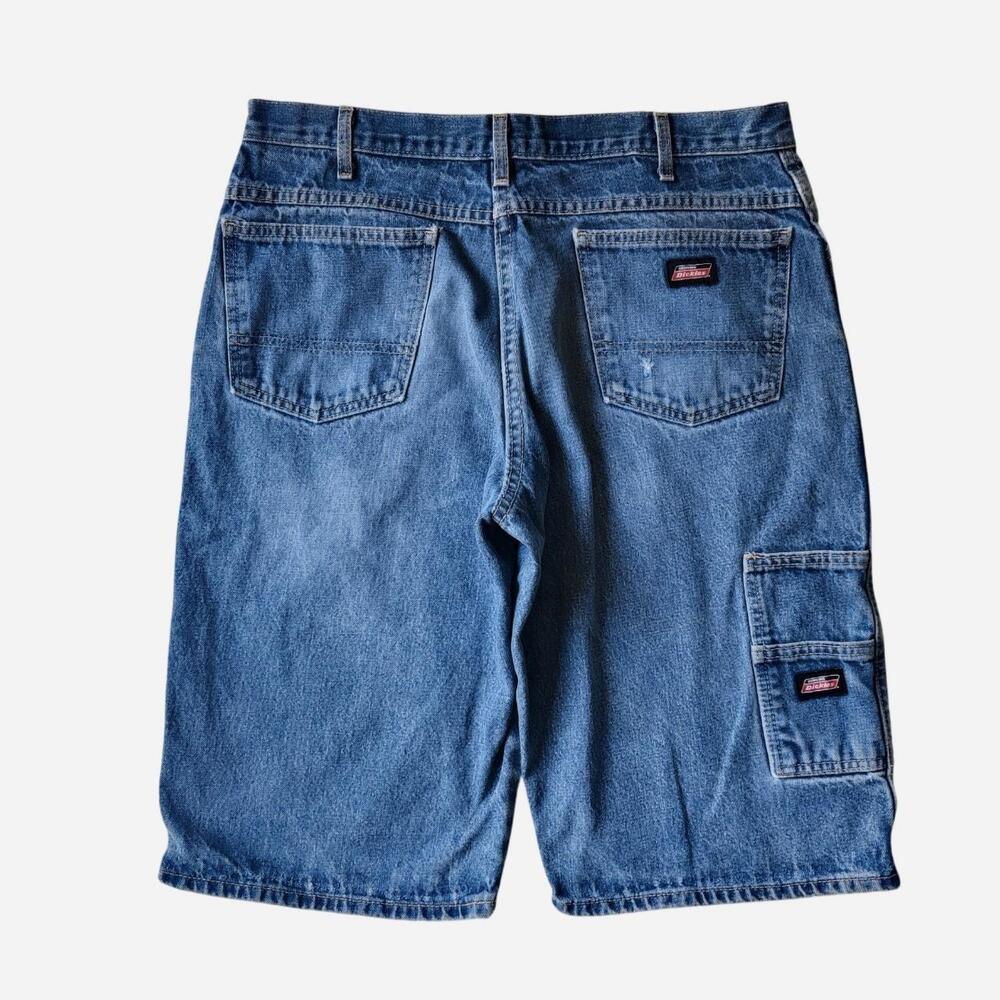 Dickies Blue Denim Baggy carpenter shorts